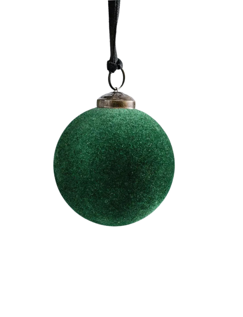 Boule à suspendre en velours Emerald