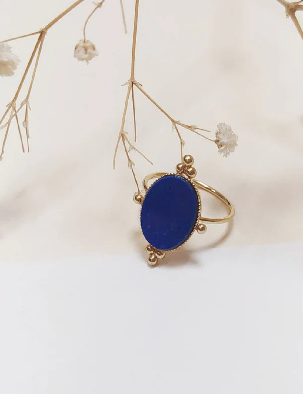 Bague Talisman en lapis lazuli