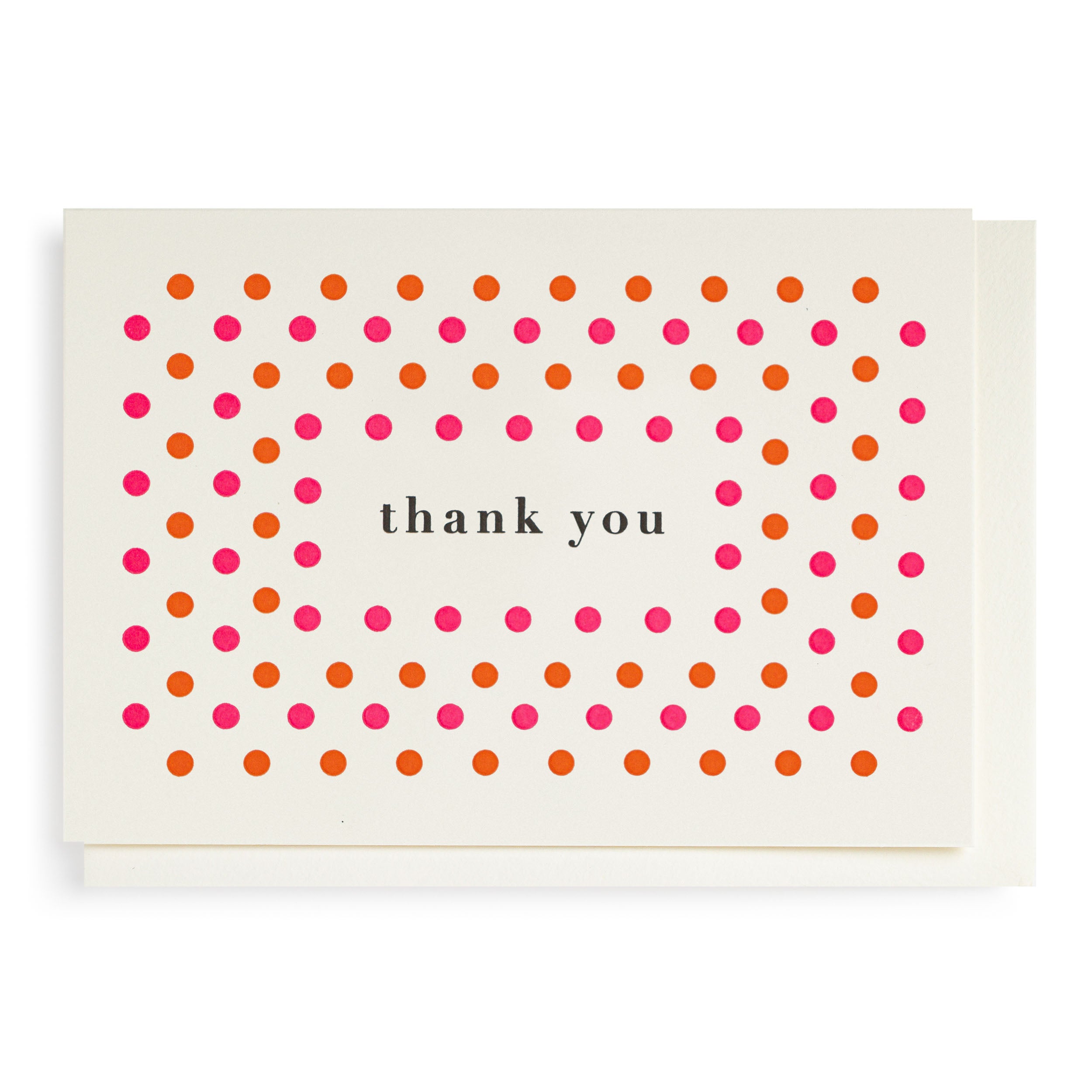 Bright Dots Thanks Card