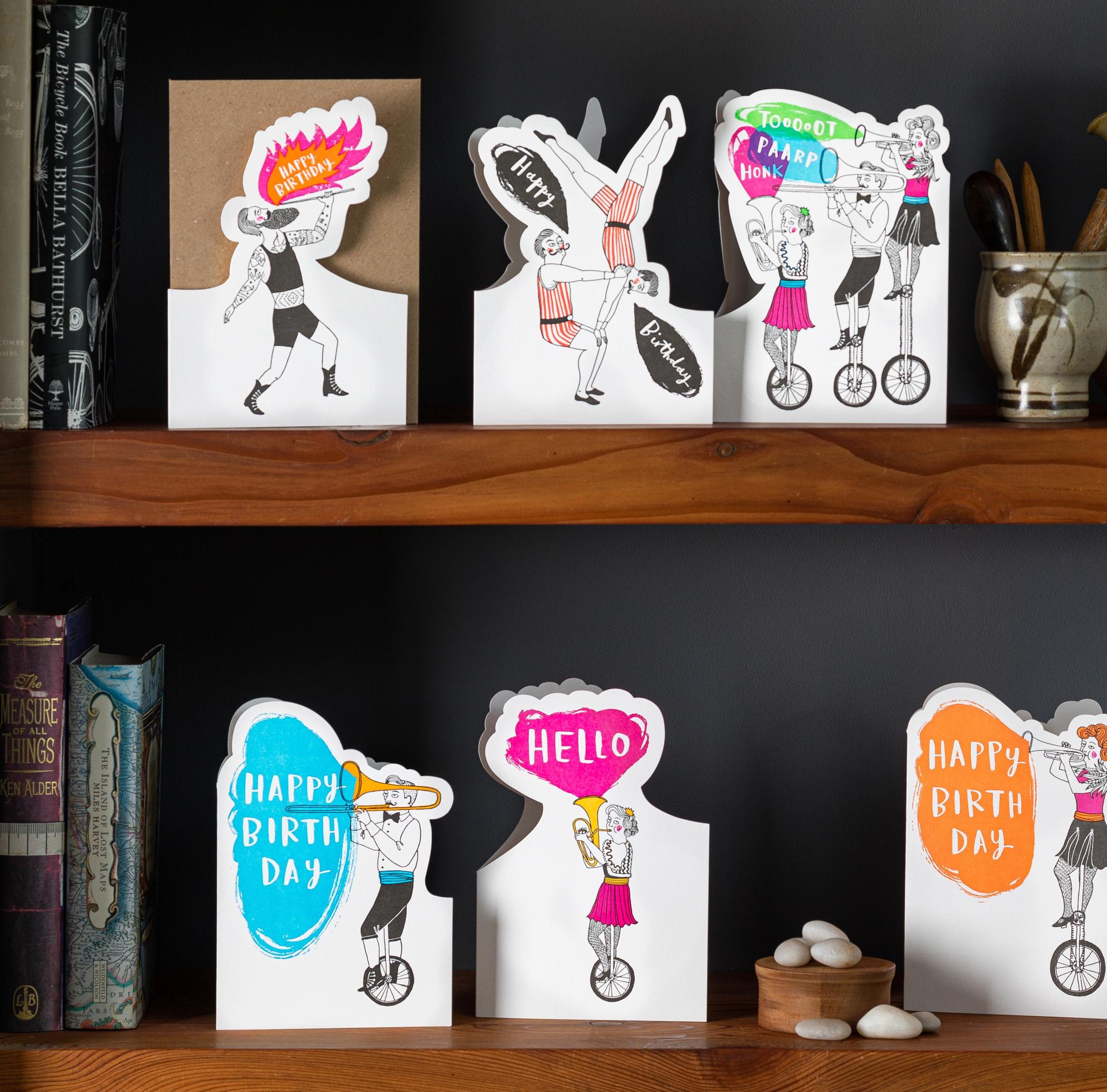 Carte Happy Birthday Fire Breather