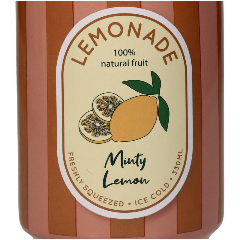 Vase canette Limonade Citron en faïence fine