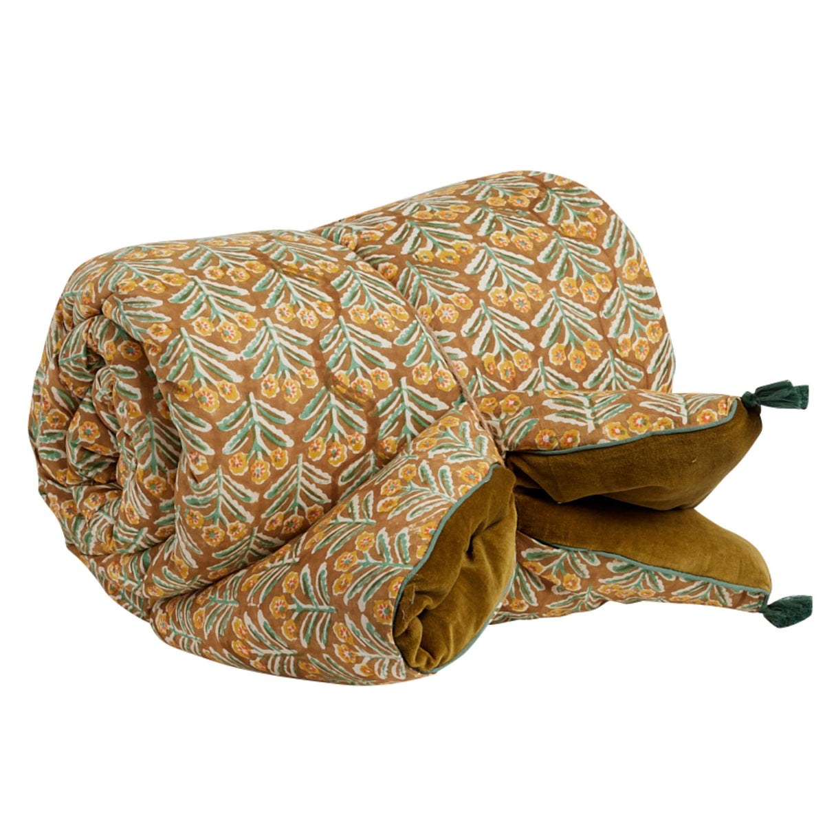 Sofa cover Mahal bronze | Bonheur du Jour | Autre angle | Beluga Boutique