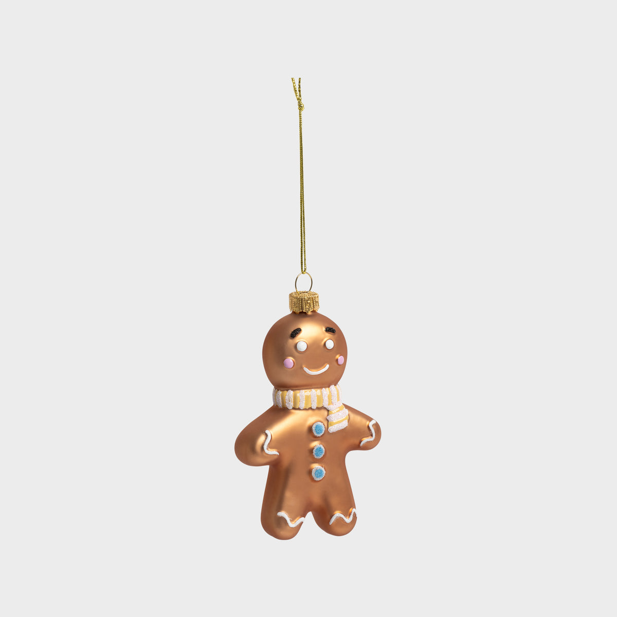 Décoration de Noël Bonhomme pain d’épices en verre peint main | &Klevering | Vue principale | Beluga Boutique
