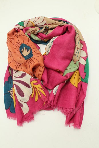 Étole Vive les fleurs | La sélection Beluga | Vue principale | Beluga Boutique
