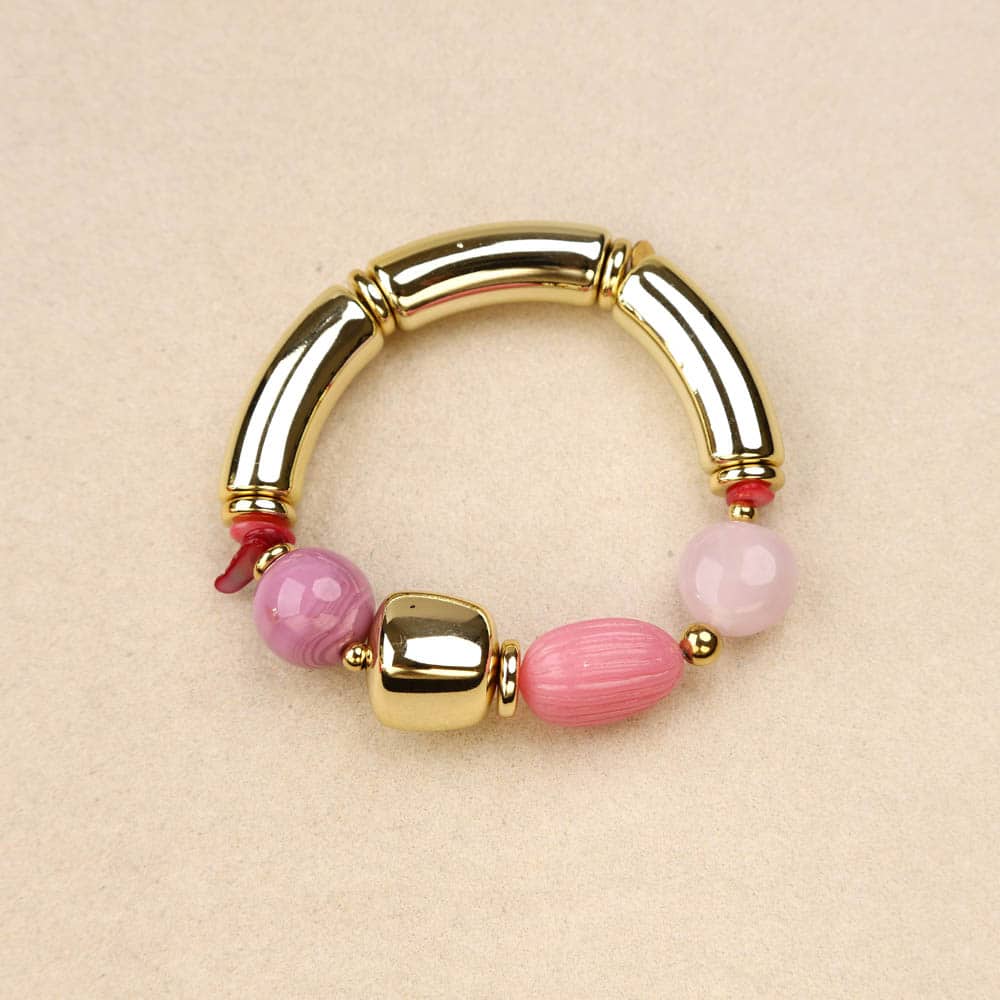 Blooma Acetate Bead Bracelet | La sélection Beluga | Main view | Beluga Boutique
