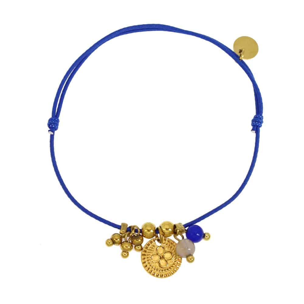 Bracelet élastique Breloques Bleu | La sélection Beluga | Vue principale | Beluga Boutique