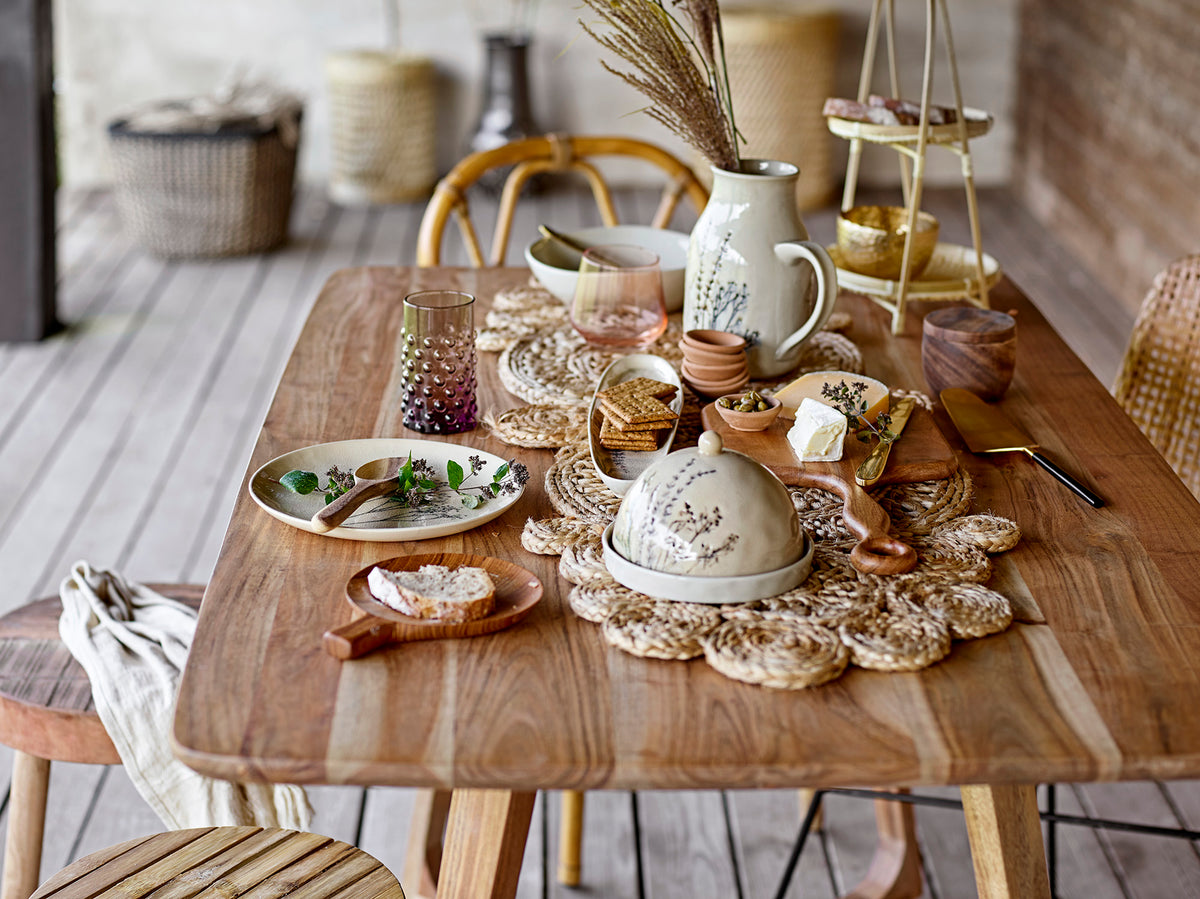Assiette de service Bea en grès craquelé à motif botanique | Bloomingville | Vue 8 | Beluga Boutique