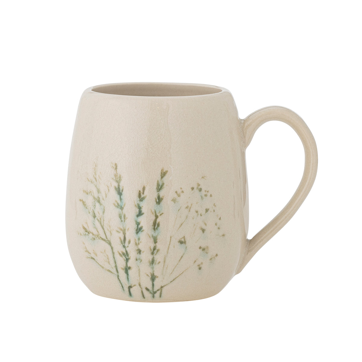 Mug Bea en grès craquelé à motif botanique, 400 ml | Bloomingville | Vue 2 | Beluga Boutique