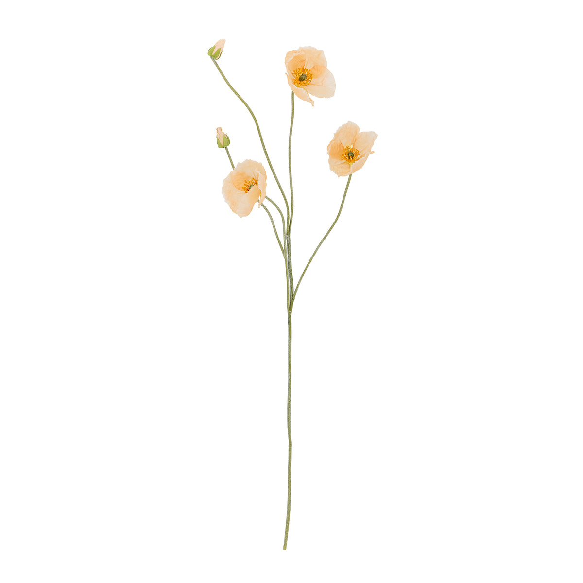 Tige de pavot artificiel Poppy beige, 110 cm | Bloomingville | Vue principale | Beluga Boutique