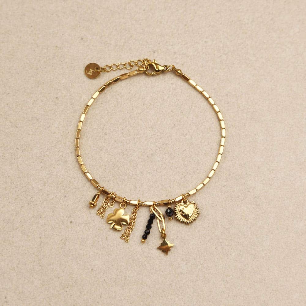 Bracelet Faustine en acier | La sélection Beluga | Vue 2 | Beluga Boutique