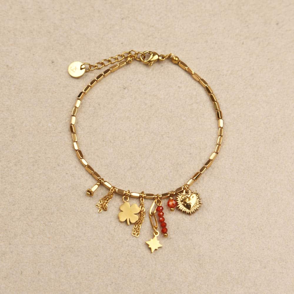 Bracelet Faustine en acier | La sélection Beluga | Vue principale | Beluga Boutique