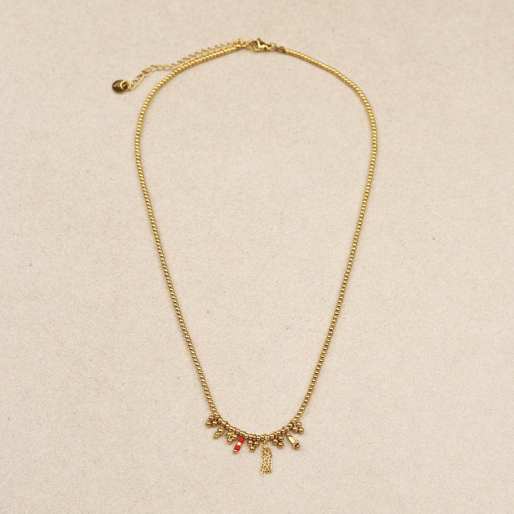 Collier Sillya en acier | La sélection Beluga | Vue principale | Beluga Boutique