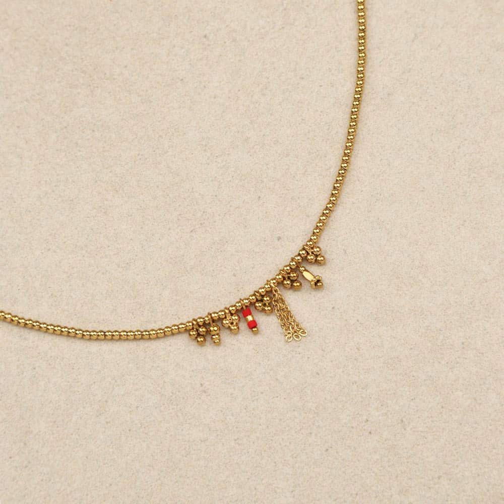 Collier Sillya en acier | La sélection Beluga | Vue 2 | Beluga Boutique