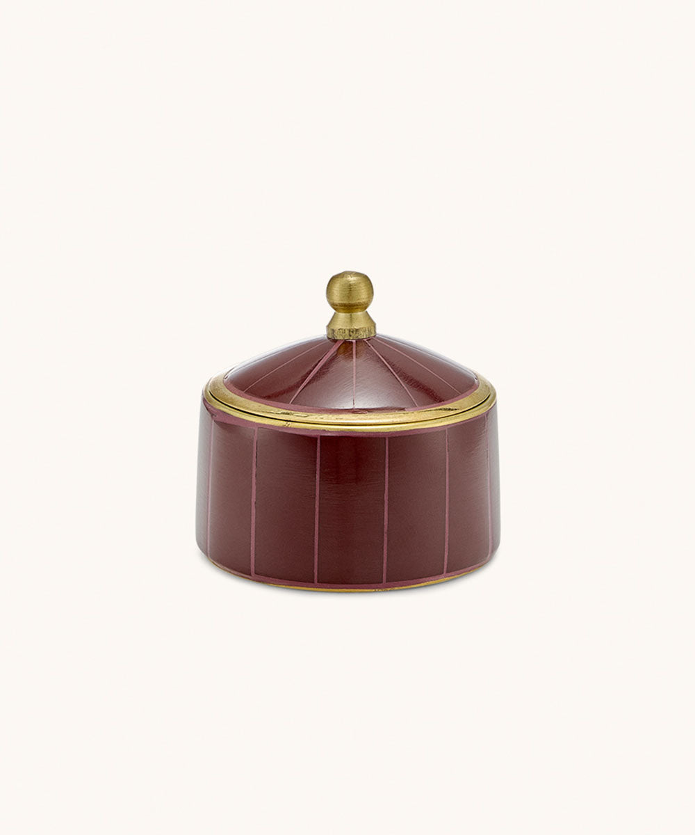 Doing Goods Bailey Circus Box Small Burgundy | Doing Goods | Front view | Beluga Boutique