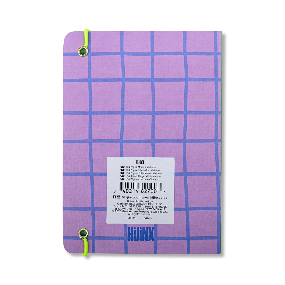 Carnet Not Today, 104 pages — vue 2 — La sélection Beluga