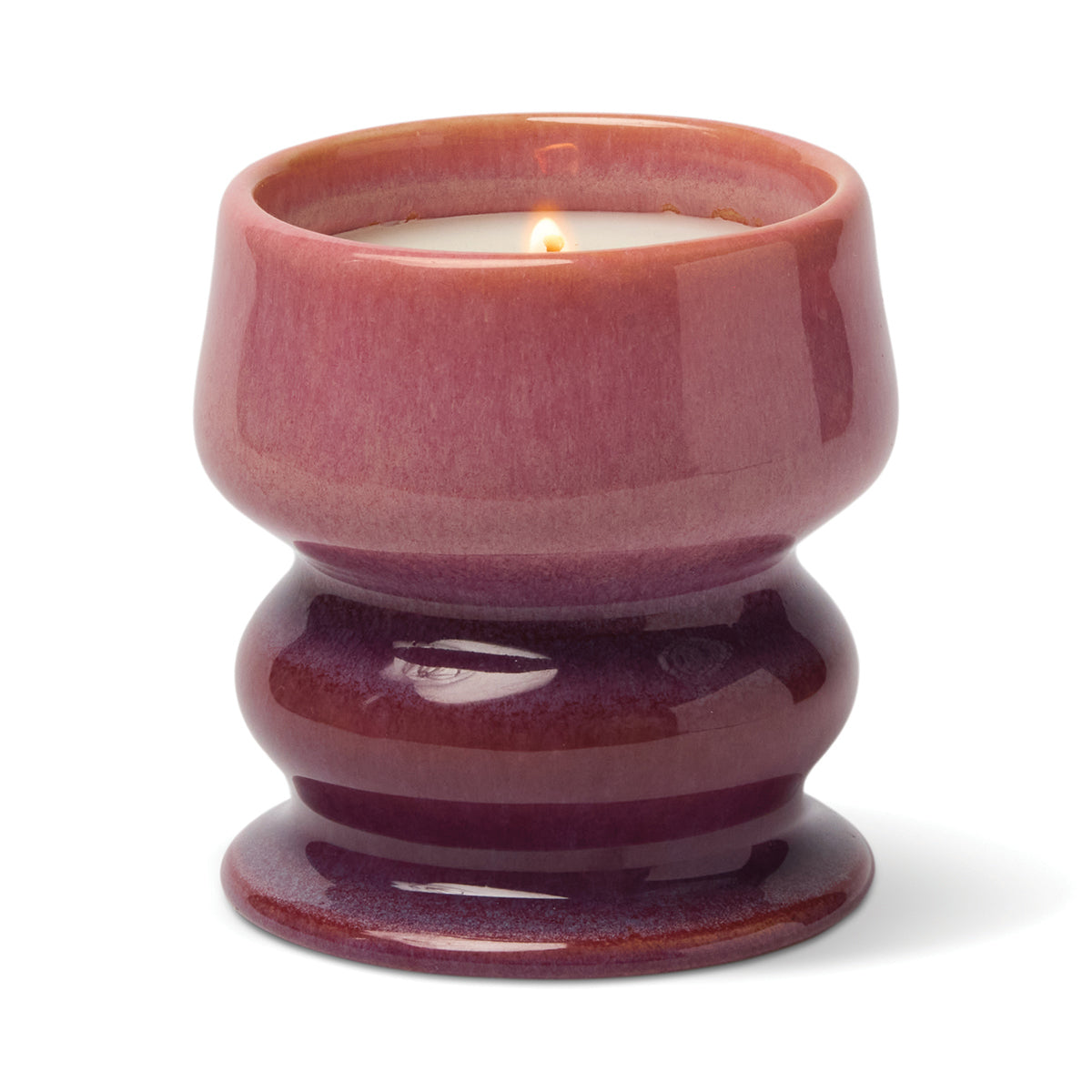 Bougie Melt ombré violet et rose, figue sauvage et cèdre, 240 g — vue 2 — La sélection Beluga