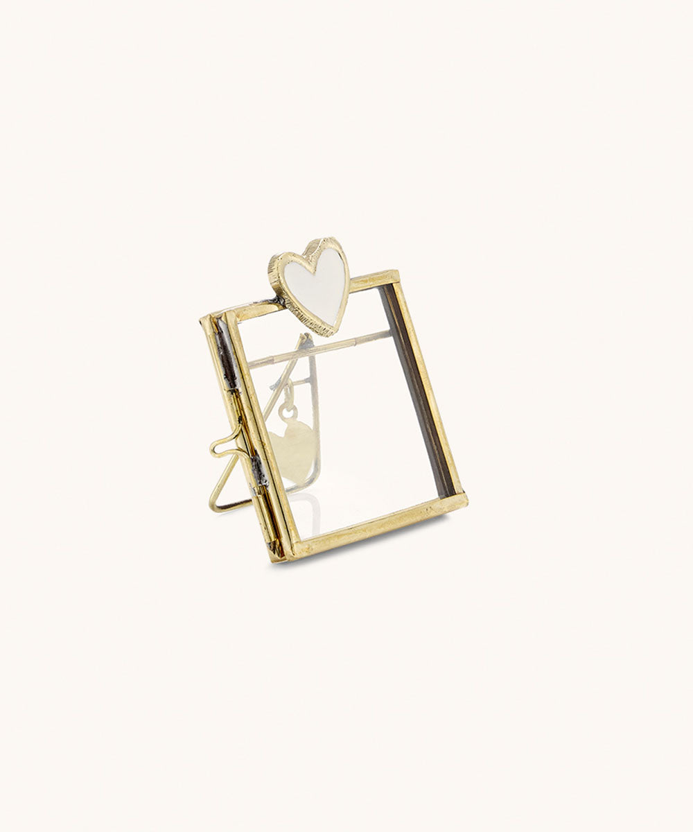 Doing Goods Pyar Heart Mini Frame Light Pink | Doing Goods | Side view | Beluga Boutique