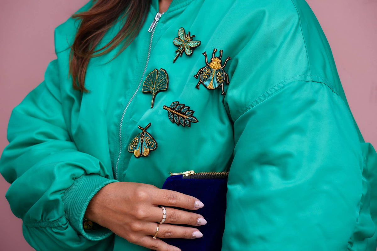 Broche Ginkgo | Malicieuse | Vue 7 | Beluga Boutique