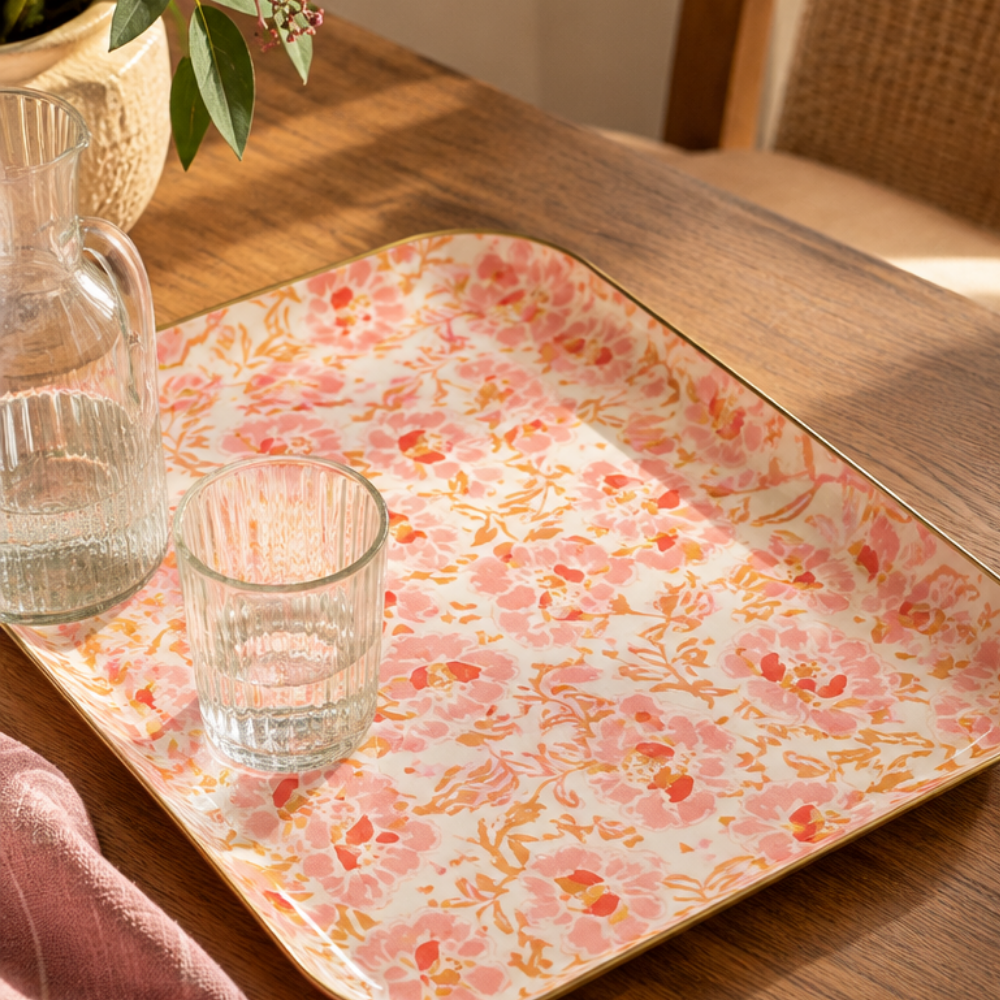 Guest Petunia pink tray