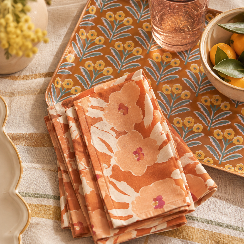 Serviettes de table Chunni vitamine (lot de 2)