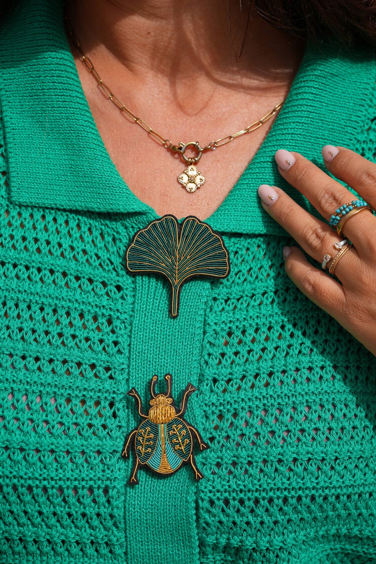 Broche Ginkgo | Malicieuse | Vue 3 | Beluga Boutique