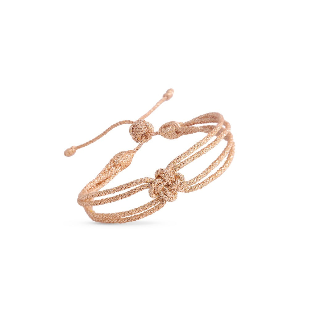 Bracelet Iris Maaÿaz, coloris pêche