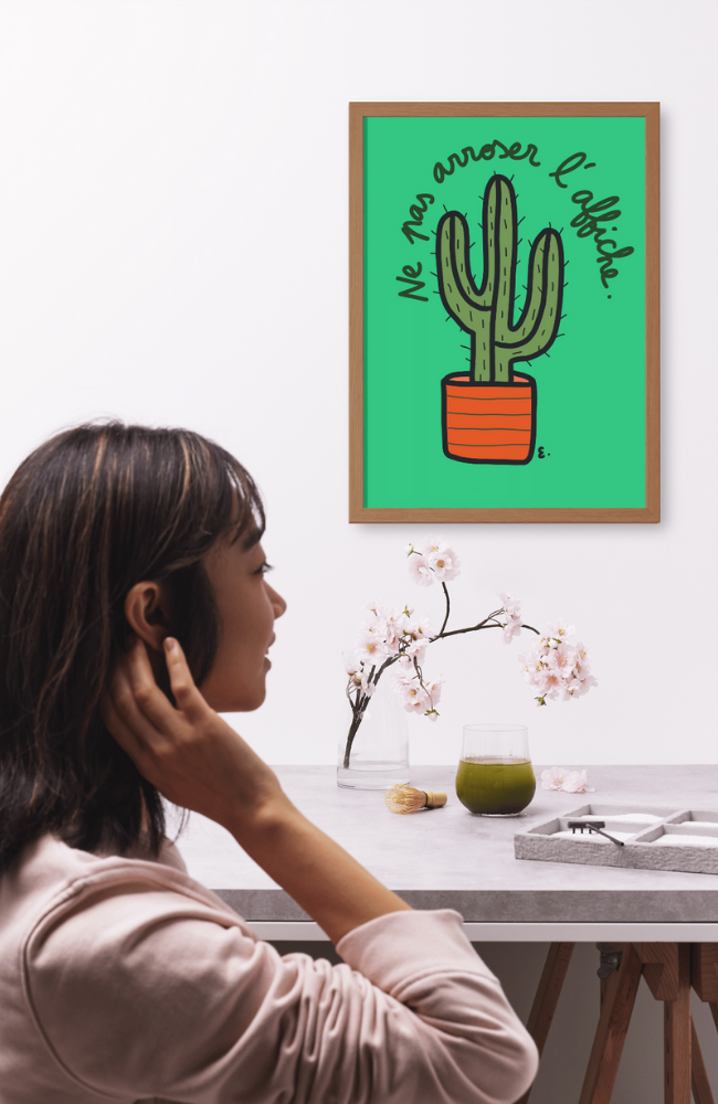 Affiche cactus