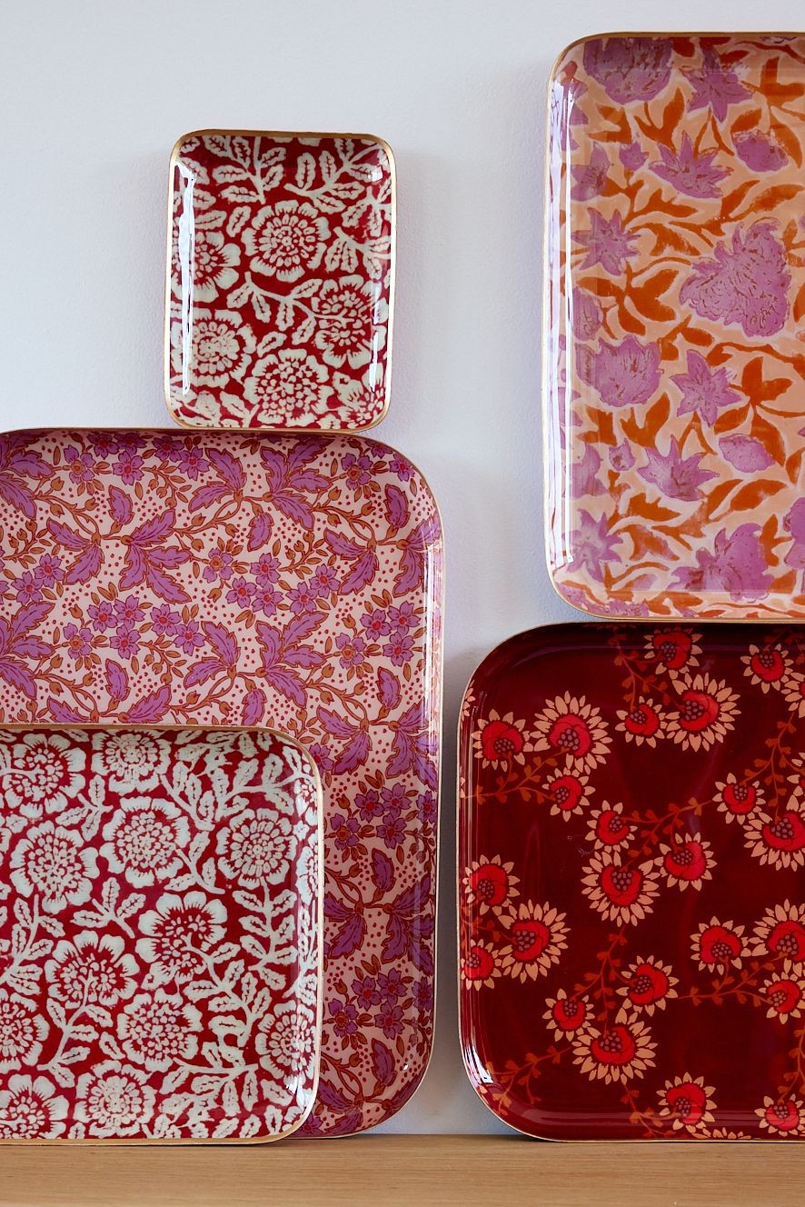 Tiny Kamala garnet tray | Bonheur du Jour | Collection view | Beluga Boutique