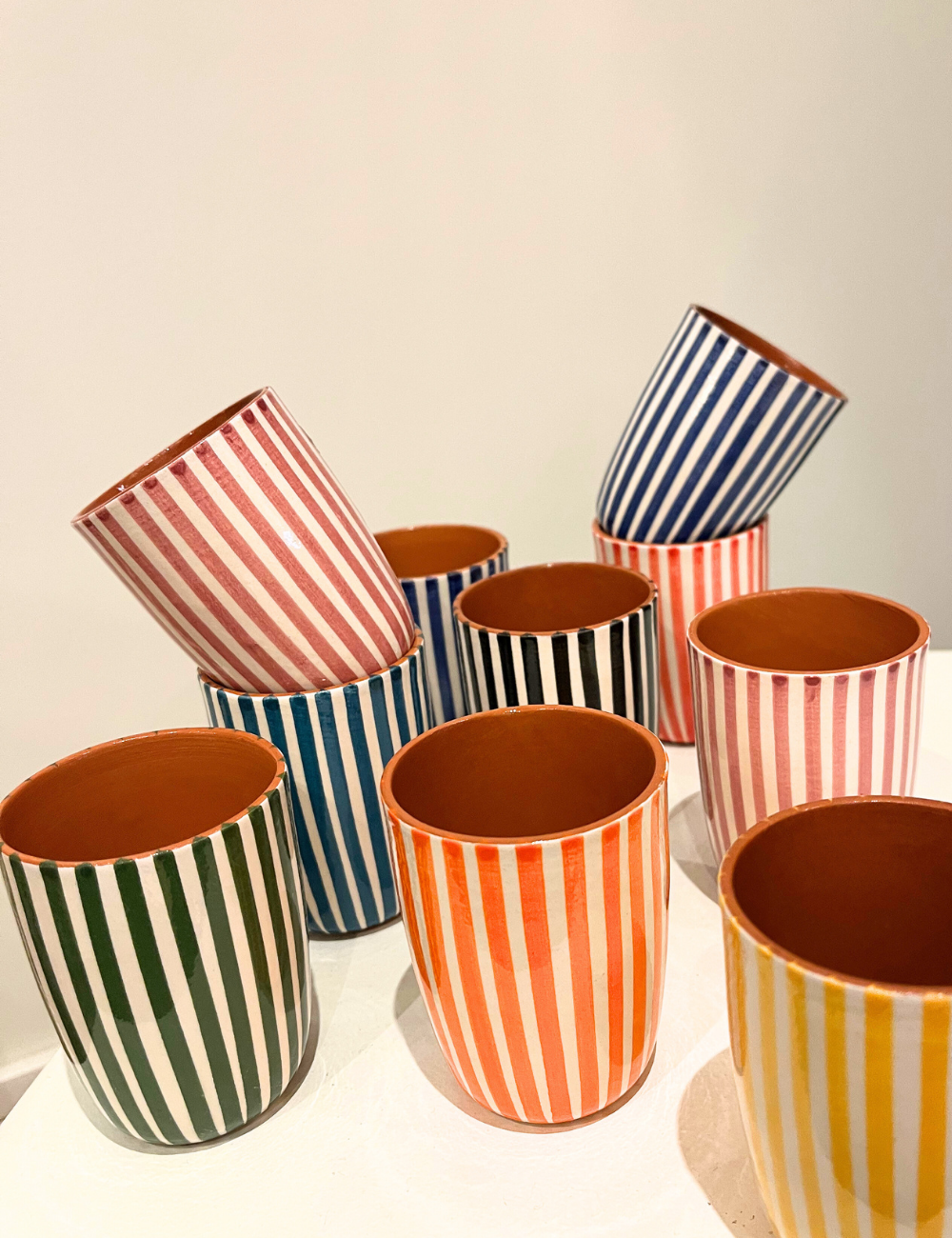 Tasse à espresso rayures