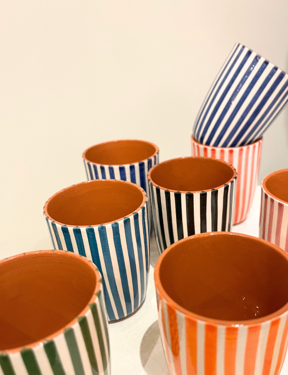 Tasse à espresso rayures