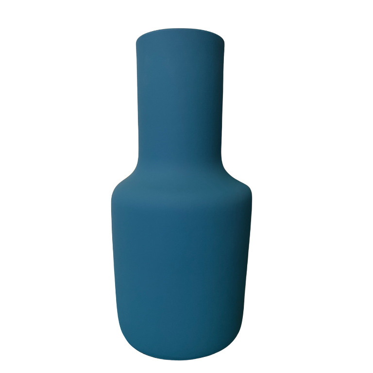 Grand vase Mezzo, vert pétrole