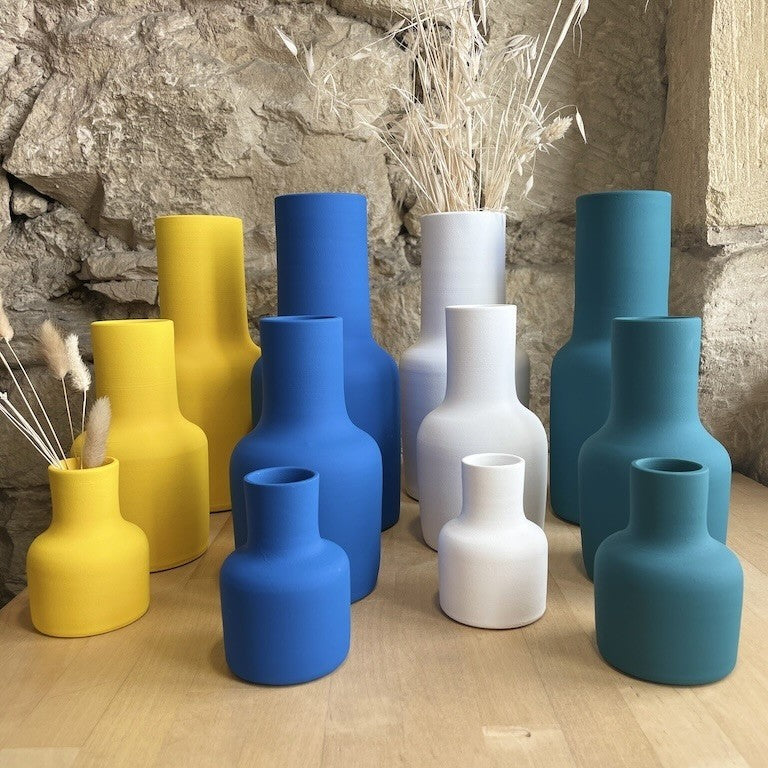 Grand vase Mezzo, bleu