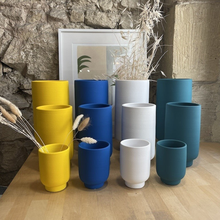Petit vase Classico, jaune