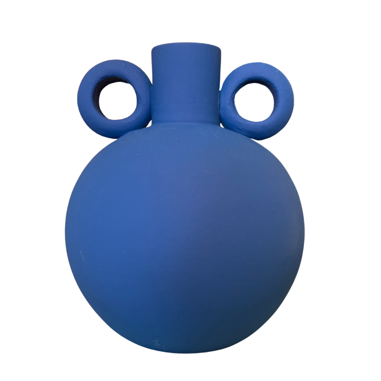 Mini vase Amphore, bleu