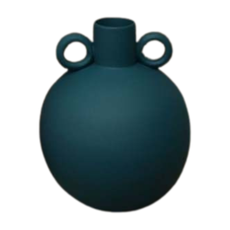 Mini vase Amphore, vert pétrole