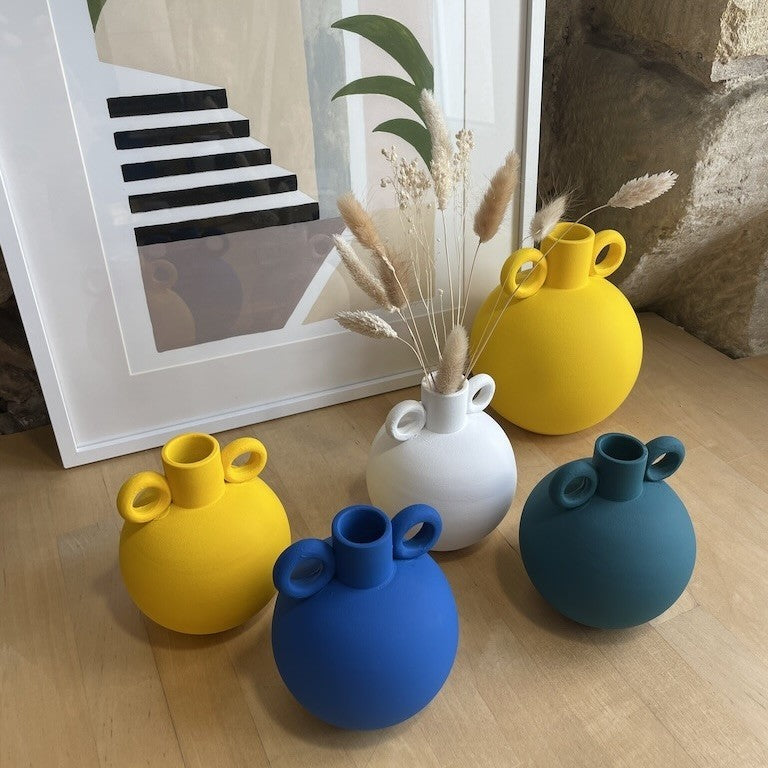 Mini vase Amphore, bleu