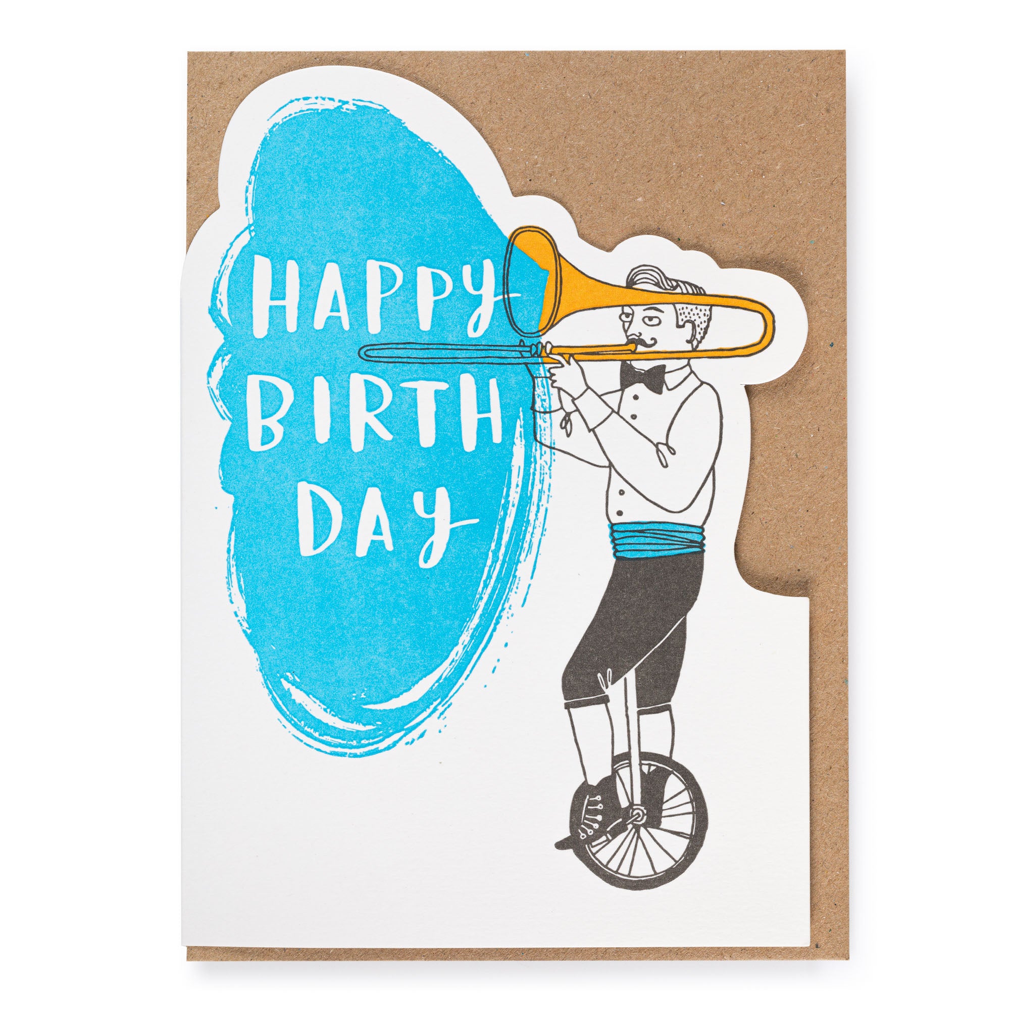 Carte Happy Birthday Trombone