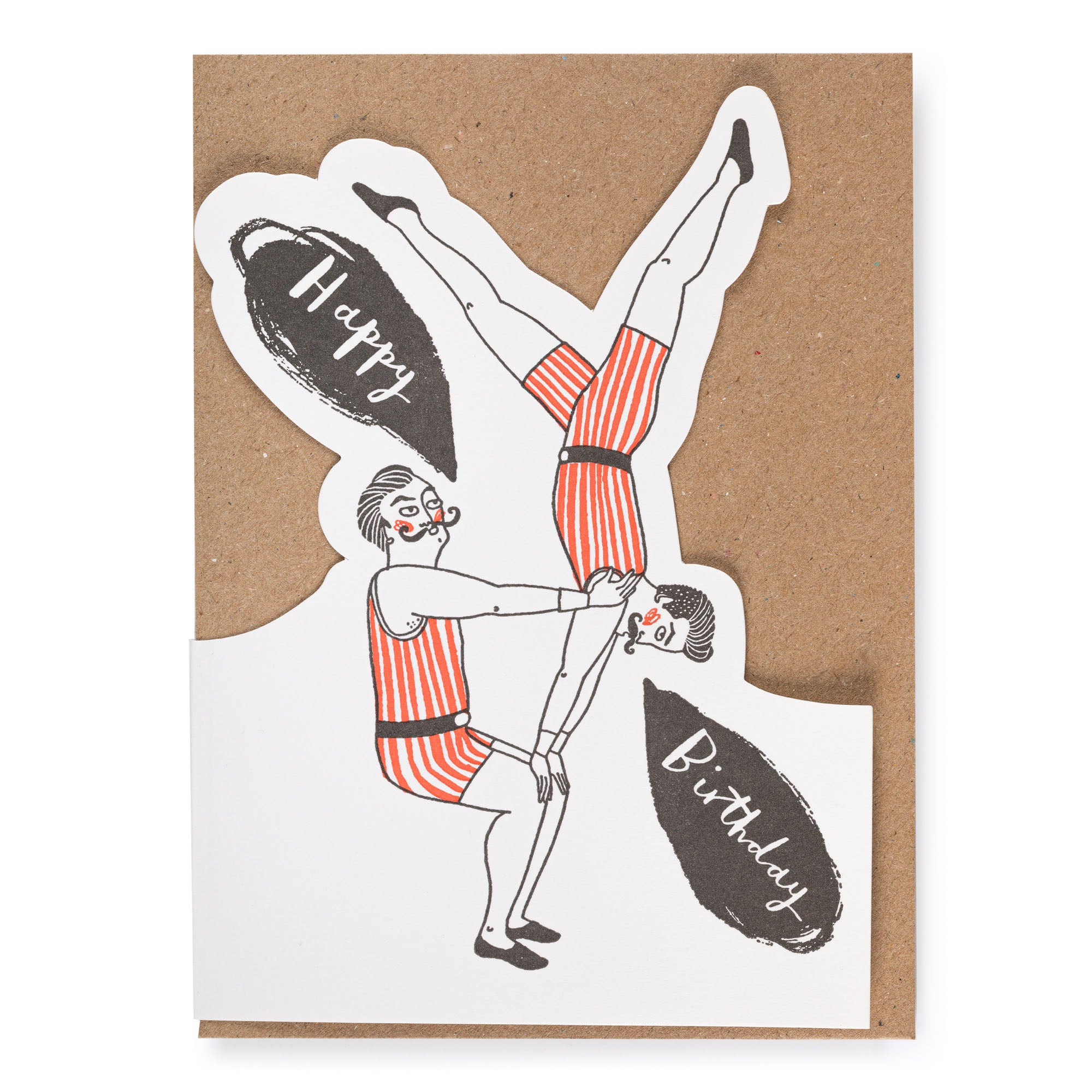 Carte Happy Birthday Acrobats