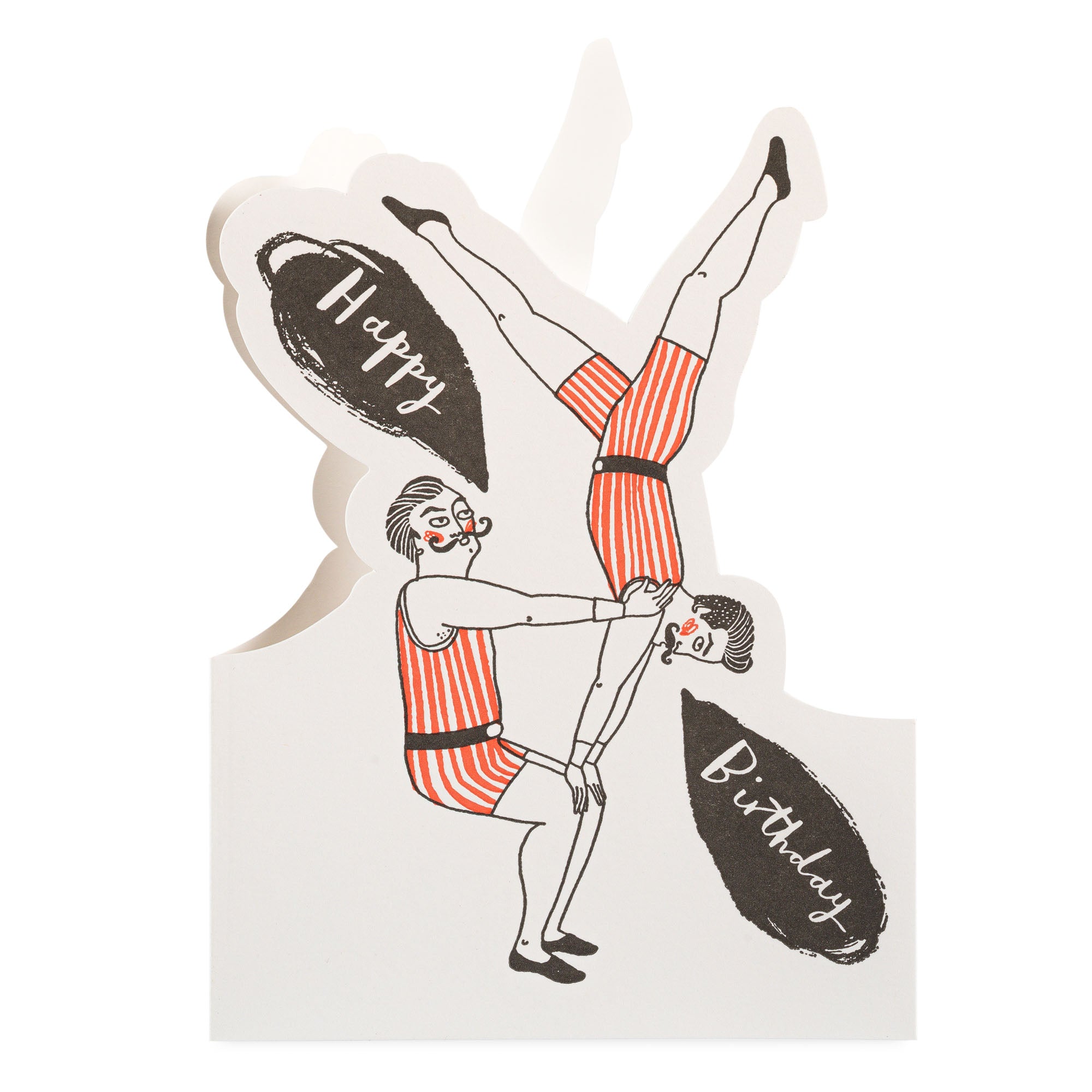 Carte Happy Birthday Acrobats