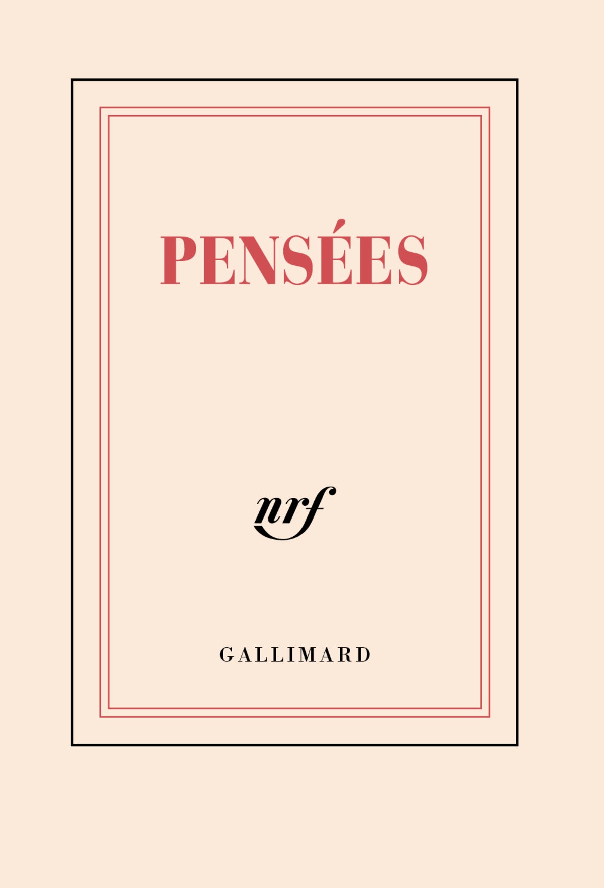 Carnet poche « Pensées »