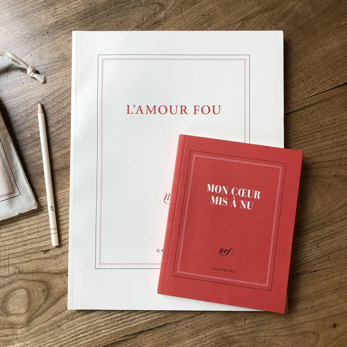 Carnet carré « Mon cœur mis à nu »