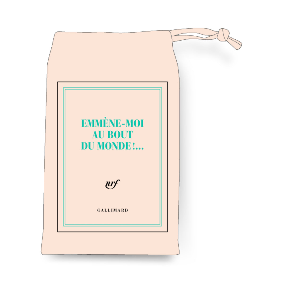 Pochette avec 2 carnets de poche « Emmène- moi au bout du monde!... »