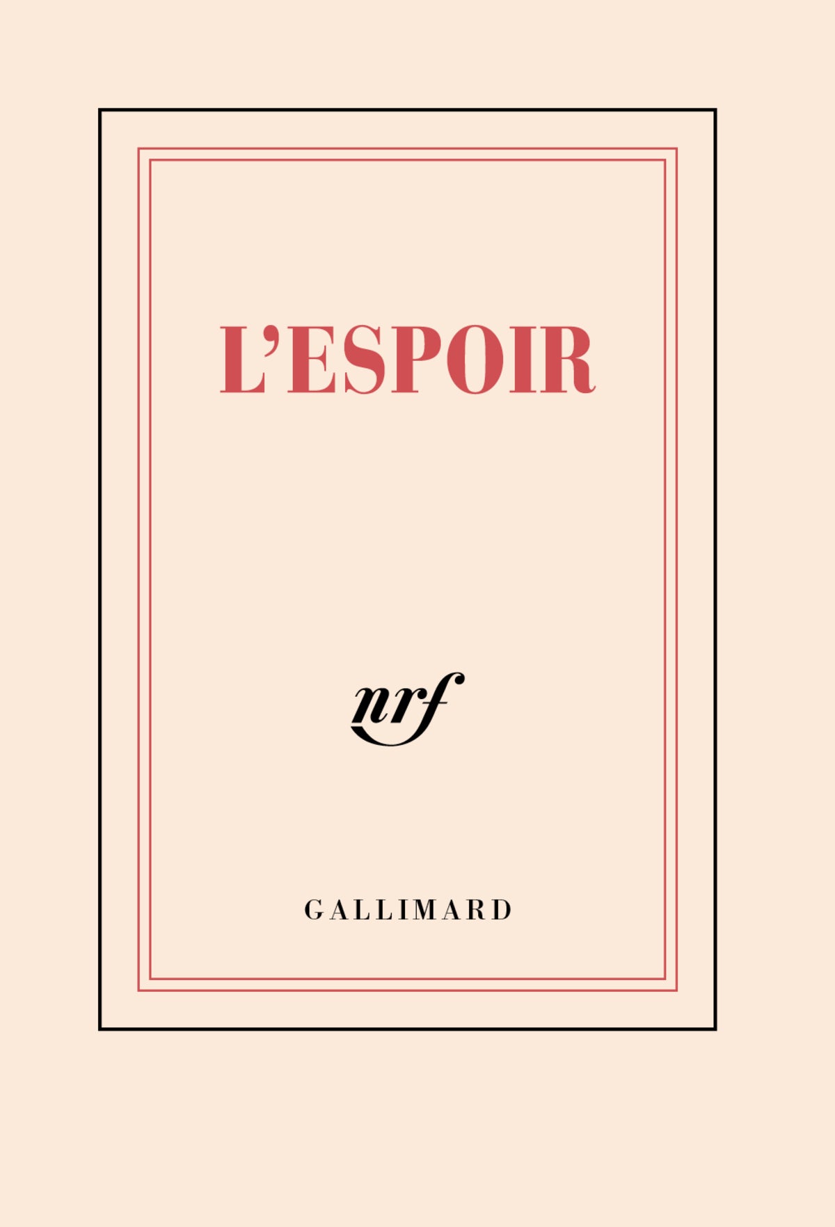 Carnet poche « L'Espoir »