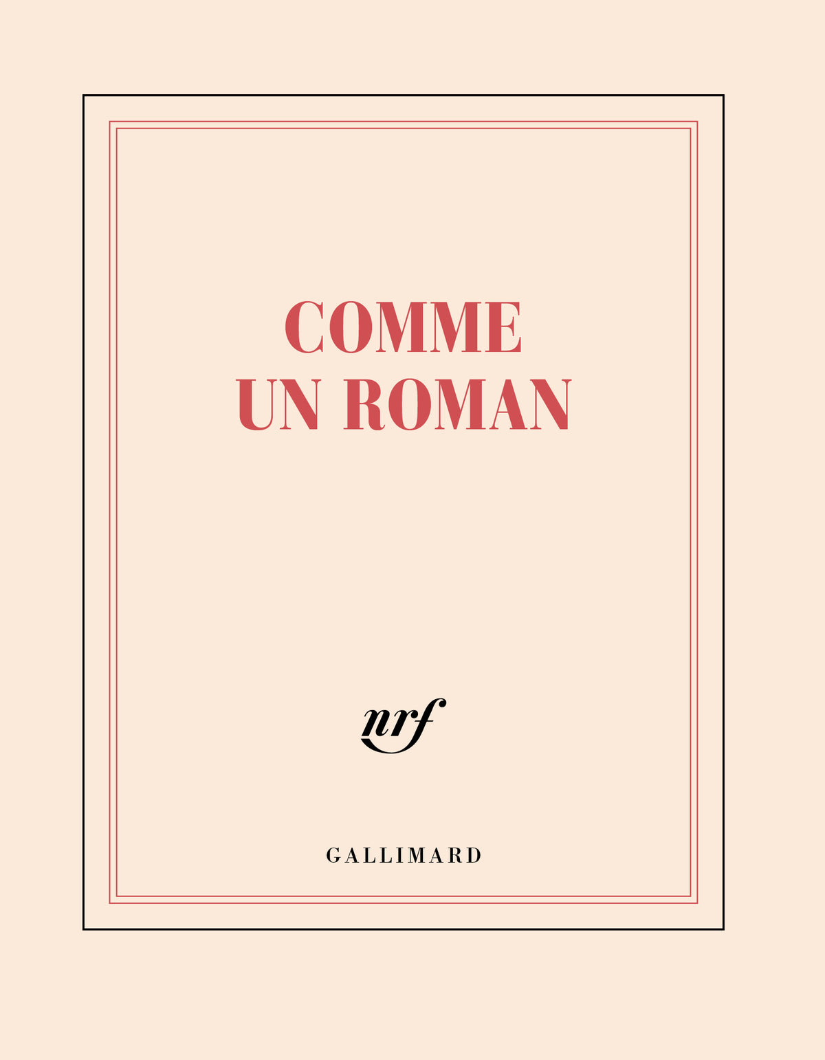 Carnet carré « Comme un roman »