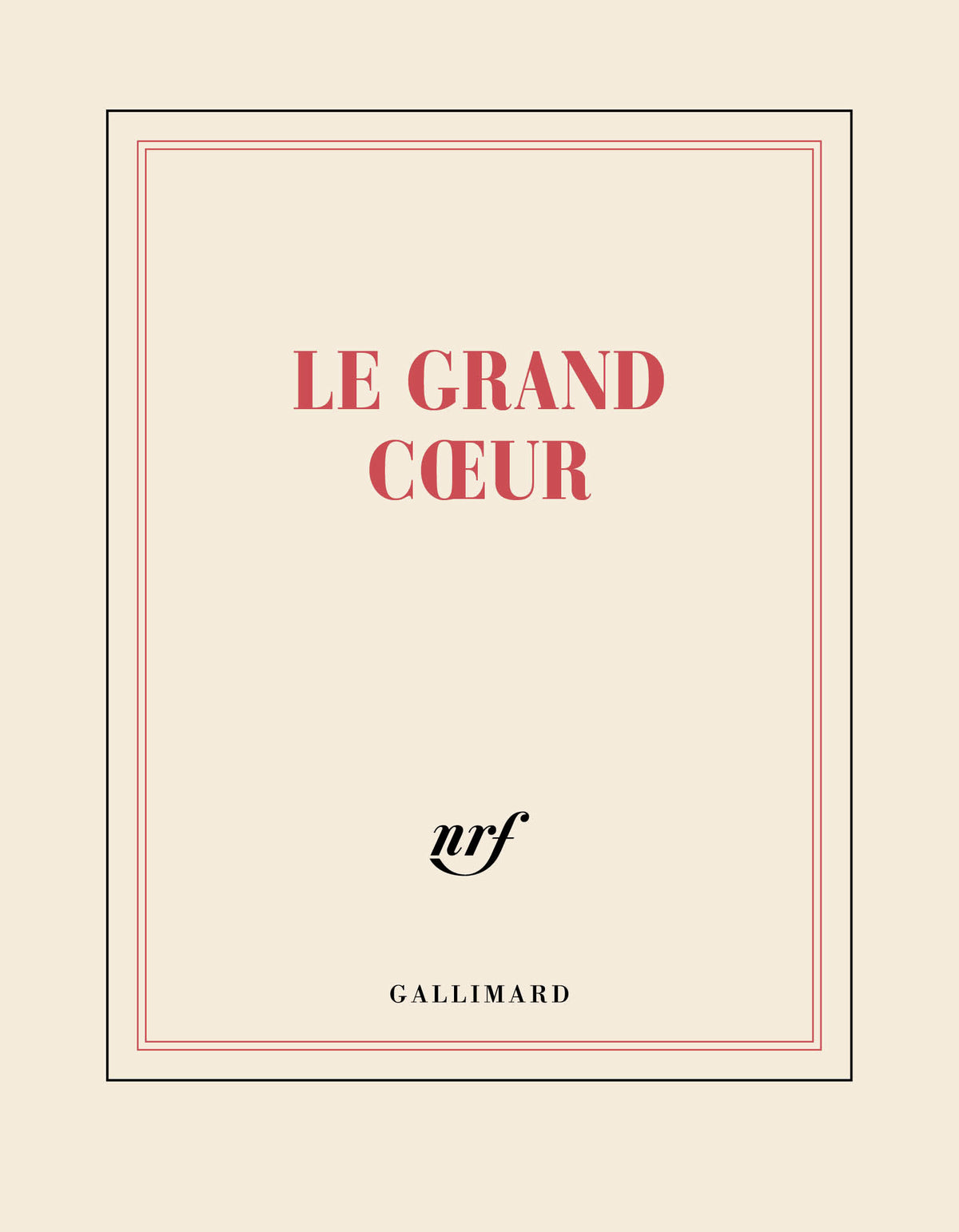 Carnet carré « Le grand Cœur »
