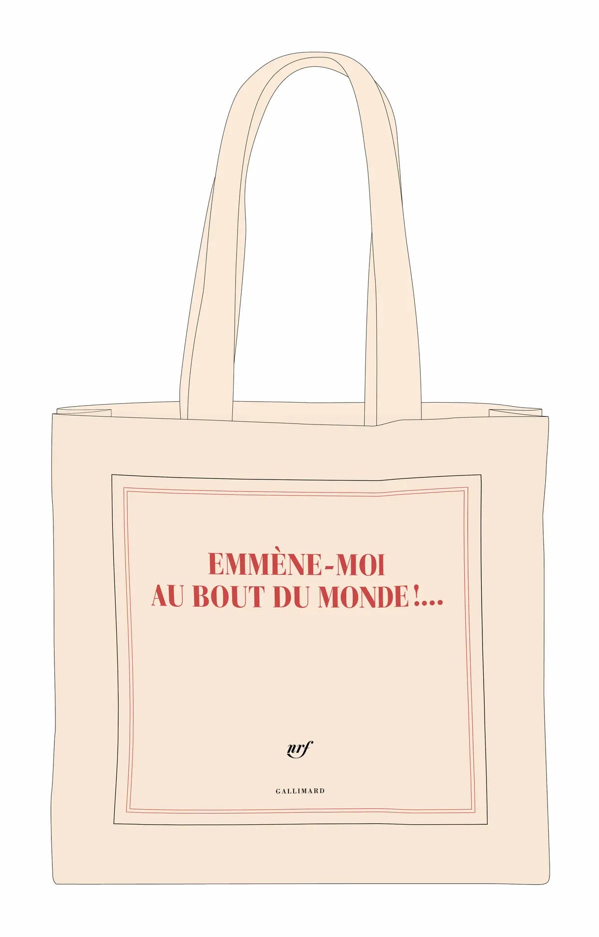 Sac tissu « Emmène-moi au bout du monde ! »