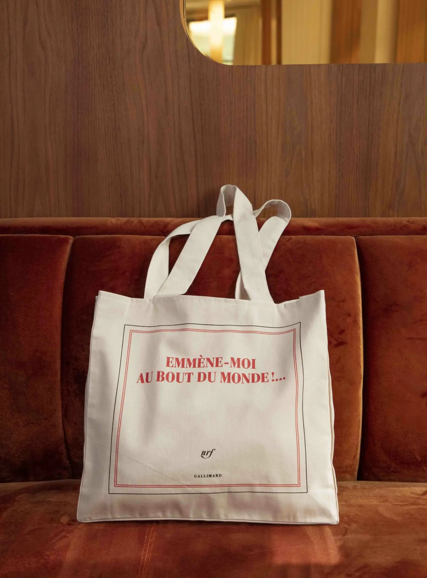 Sac tissu « Emmène-moi au bout du monde ! »