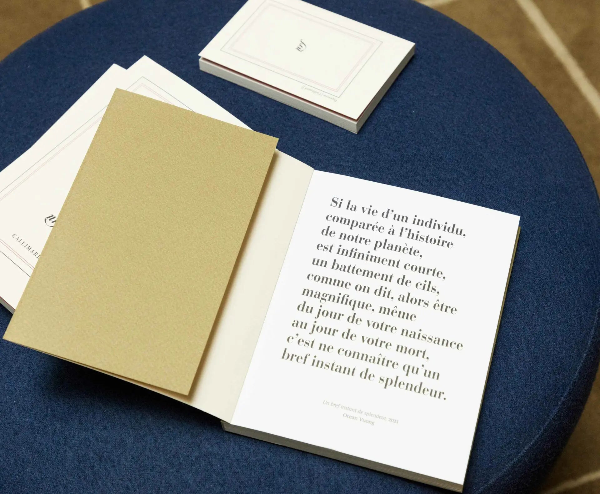 Carnet carré « Un bref instant de splendeur »