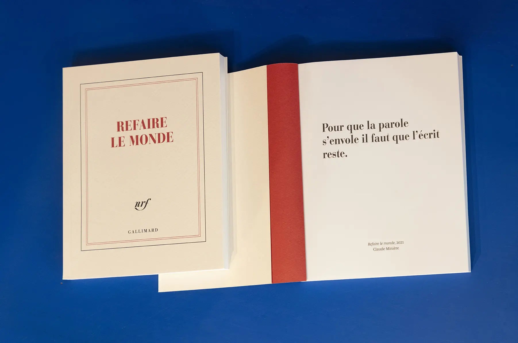 Carnet carré « Refaire le monde »