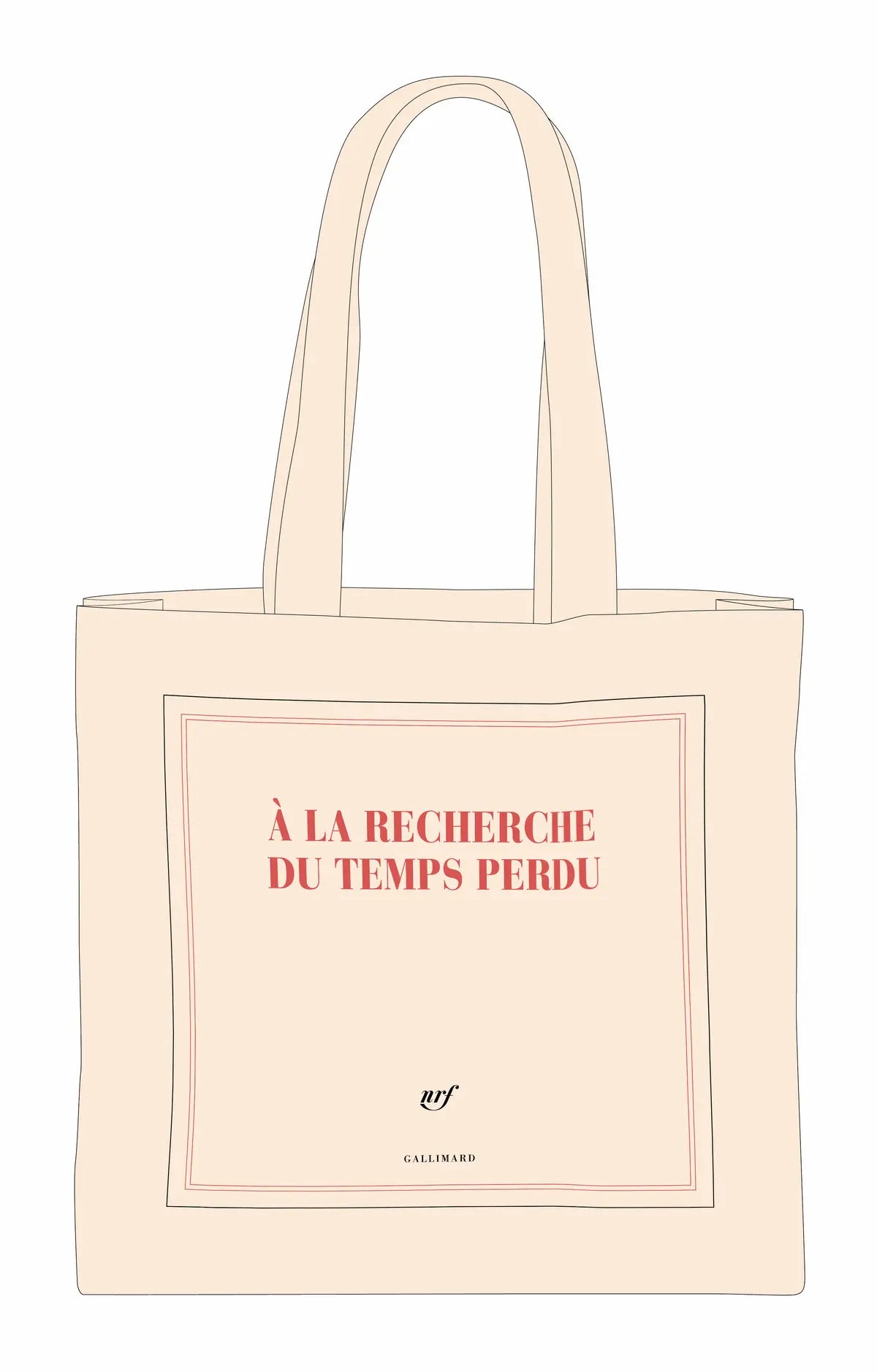 Sac tissu « À la recherche du temps perdu »